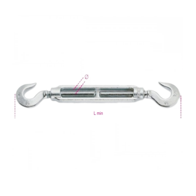 Esticador Cabo Aço M10 Gancho x Gancho Zincado 8007Z ROBUR-e051b2f1-add4-4e0b-9fc5-bc67b0d59151