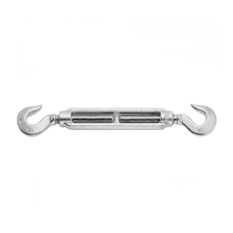 Esticador Cabo Aço M10 Gancho x Gancho Zincado 8007Z ROBUR-62792fa2-9b1b-4052-9f36-86f4b759d02f