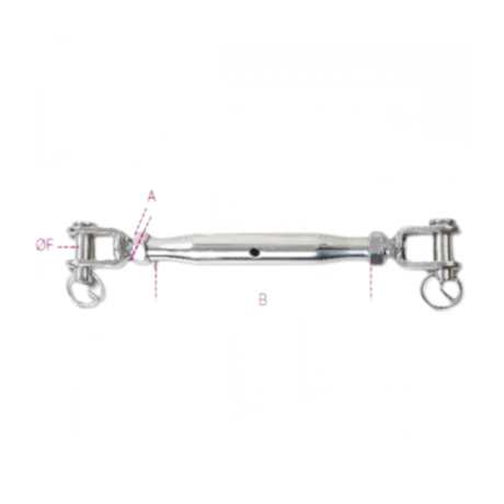 Esticador Cabo Aço M10 Maxila e Mandíbula Inox 316 8210 ROBUR-423ba407-45c0-474a-bae2-e5abfb7ee8d0