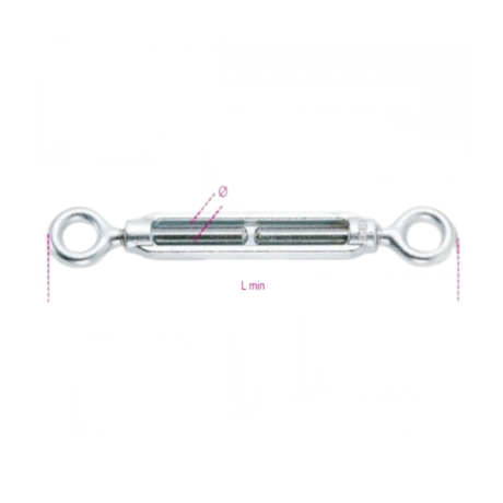 Esticador Cabo Aço M16 Olhal x Olhal Zincado 8005Z ROBUR-0fe41348-411e-438f-bb1b-76dd555305e4