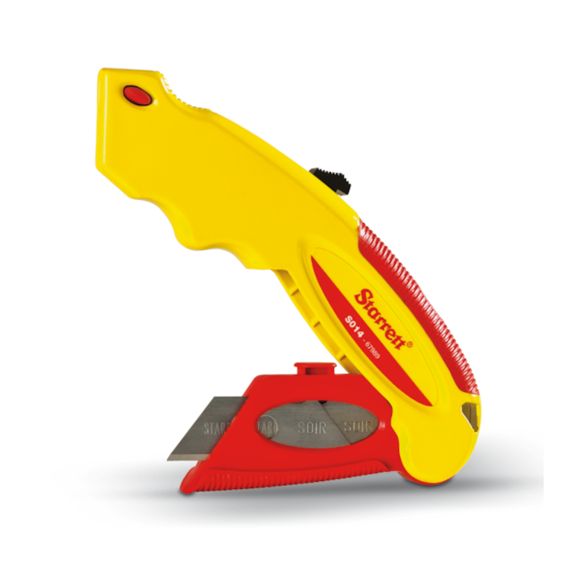 Estilete de Plástico Exact Plus Retrátil com Lâmina Trapezoidal 18mm S014 STARRETT-6167afb8-6869-4247-8cc3-48a8e0550f60