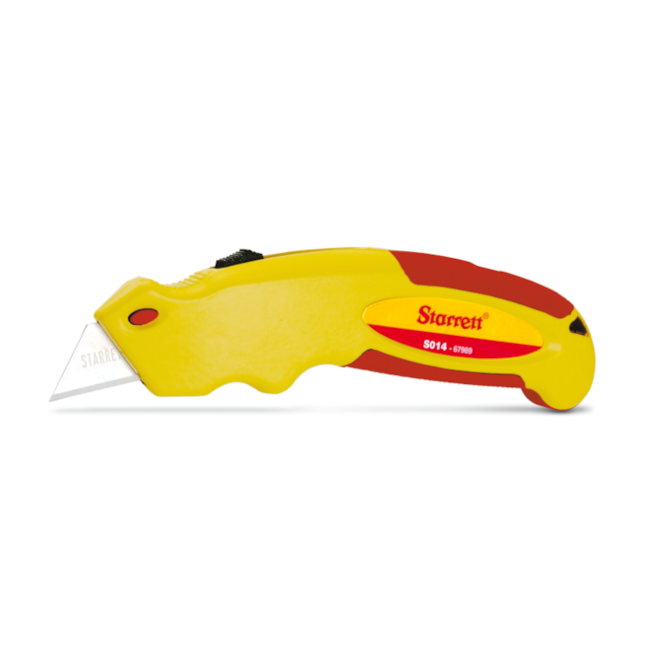 Estilete de Plástico Exact Plus Retrátil com Lâmina Trapezoidal 18mm S014 STARRETT-187be430-aabf-466e-ac89-84ed73725862