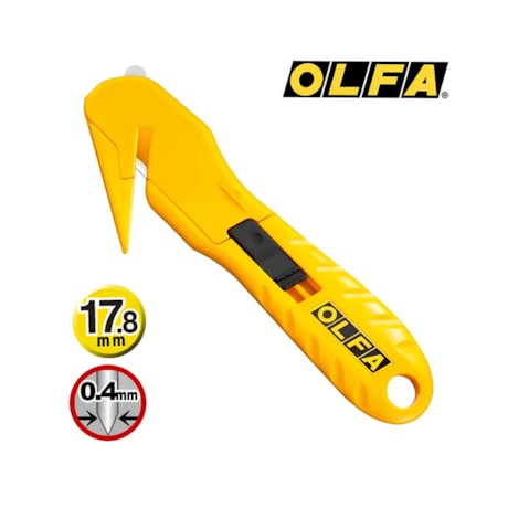 Estilete de Segurança 17,8mm Bico de Pato Plástico SK-10 OLFA-71cc3be2-064f-40c3-97e9-b1defd472eae