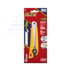 Estilete de Segurança 18mm Retrátil Plástico Emborrachado L-1 OLFA