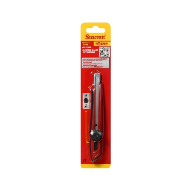 Estilete Lâmina Reta Estreita 9mm Trava com Parafuso Série Exact KUX040-S STARRETT-202a299c-6f82-4a80-a290-e93807ae5cbb