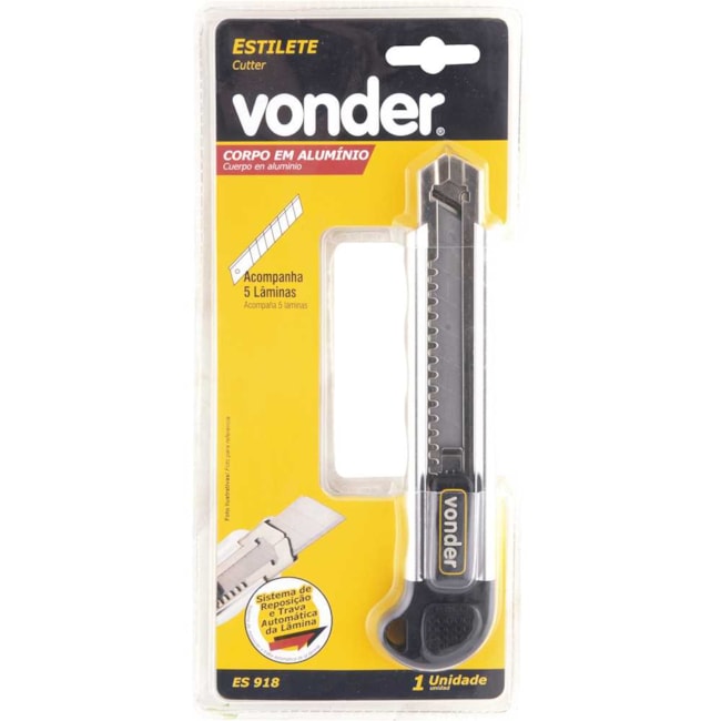 Estilete Largo 18mm com 5 Lâminas ES 918 3599018008 VONDER-f95ea229-42f4-4e1a-846e-fe7ba6247da3