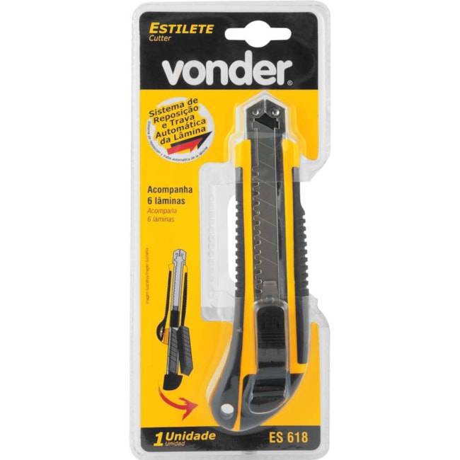 Estilete Largo 18mm ES 618 3599018006 VONDER-07f2991f-d567-4bcb-ac25-3ebaf837ce29