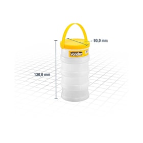 Estojo Multiuso 9,0 cm x 13,0 cm VD 4003 6107400300 VONDER