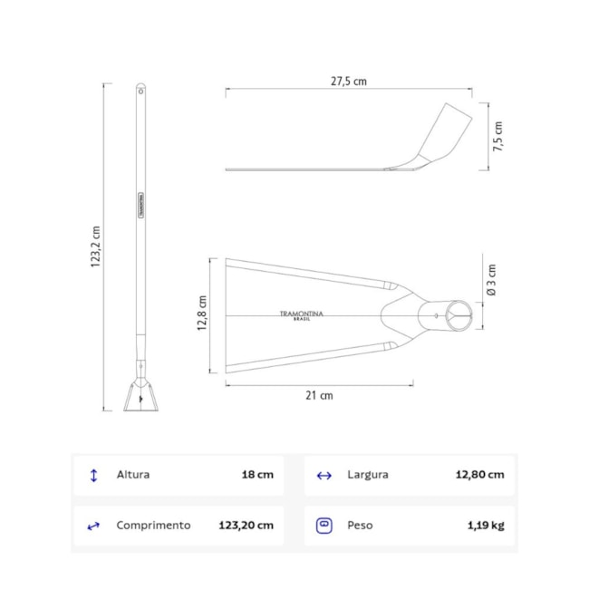 Estrovenga Metálica com Cabo de Madeira 110cm 77635585 TRAMONTINA-84e8941f-9050-4485-bddb-0f135926ecbf