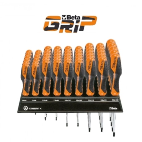 Expositor de Parede para Chave Fenda e Phillips com 39 Peças Grip 1263/E39 BETA-e446a908-8fb0-480e-9667-7539a69441c3