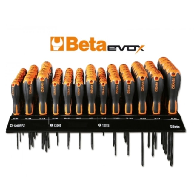 Expositor de Parede para Chave Fenda e Phillips com 82 Peças Evox 1203E/E5P BETA-4d6bd890-a2f2-4cc9-8e96-d4a24ca36fa7
