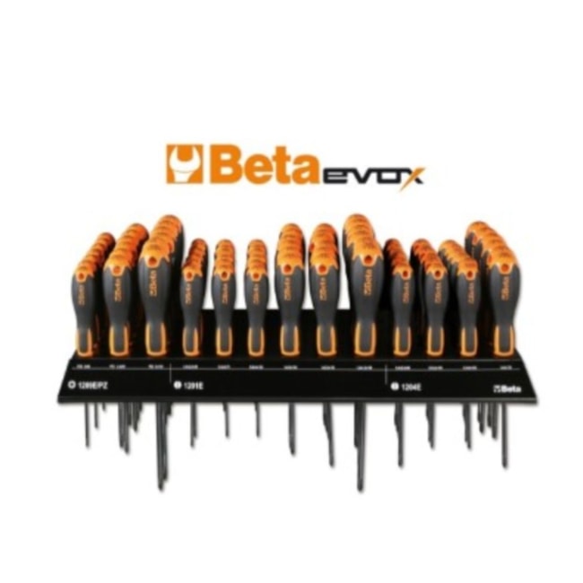 Expositor de Parede para Chave Fenda e Phillips com 85 Peças 1203E/E4P-5cd397ac-22b4-475e-afc9-34b04d2788dc