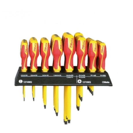 Expositor de Parede para Chave Fenda/Phillips Isolada 1000V com 40 Peças 1273MQ/E1 BETA-7957559e-a2c6-4ef0-bfbd-643939d4607c