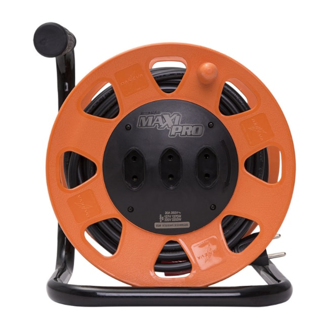 Extensão Carretel Elétrica PP 2x2.5mm² 30m 20A 1545 MAXI PRO DANEVA-df128eca-457d-4330-97b4-0a1f30961445