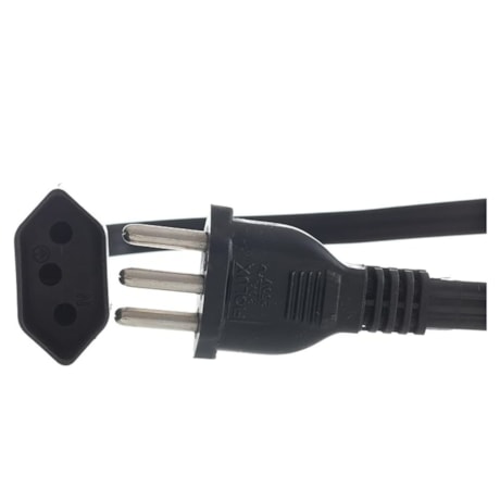Extensão Elétrica 2P+T 20A 20 metros Preta 27300120111 FIOLUX