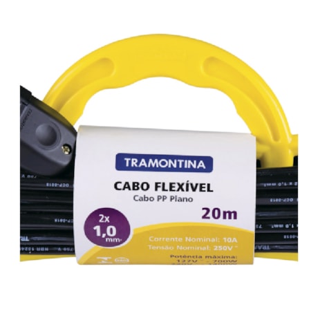 Extensão Elétrica Cabide PP 2x1mm² 20m 57501/020 TRAMONTINA ELETRIK