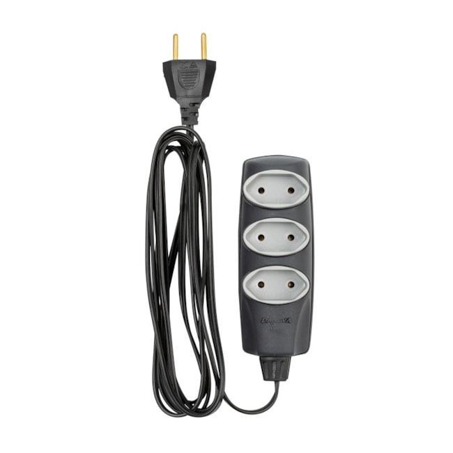 Extensão Elétrica PL 2x0,75 mm² 3m 10A 1465 NO SHOCK DANEVA-cb970fe6-1307-4bfc-99c7-ec2b65cba41a