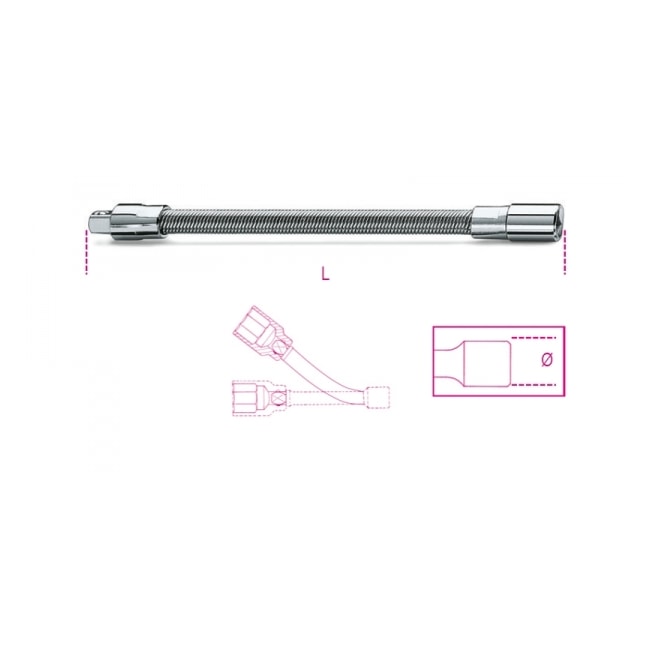 Extensão Flexível Encx 1/4