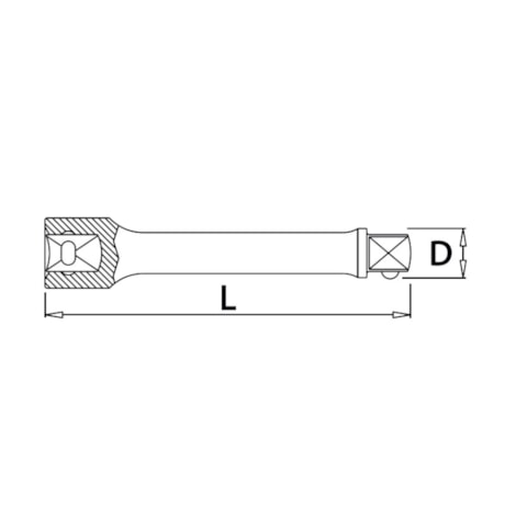 Extensão Isolada 1000V com Encaixe 1/2