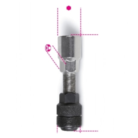 Extrator de Pé de Vela 14mm com Adaptador Intercambiável 3948 BETA-c61239e2-3496-449e-972d-fdcf6583d040