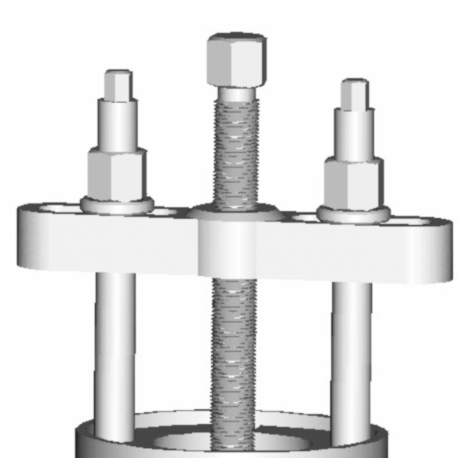 Extrator para o Rolamento Cônico Traseiro do Eixo Secundário Scania 722922 RAVEN-8aa5b8dc-6efb-4a2f-a775-9e443e302dcc