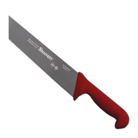 Faca para Carne com Lâmina Reta 20 Centímetros e Cabo Vermelho BKR203-8 STARRETT-020ad3f5-abfe-4d45-bf38-33d627cddf13