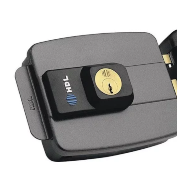 Fechadura Elétrica Dupla Cinza C-90 HDL-60749c03-568d-4f7e-841c-2eb3ed4fb398