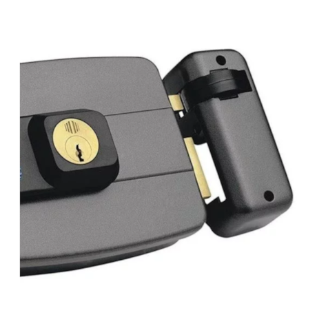 Fechadura Elétrica Dupla Cinza C-90 HDL-94a89eed-23dc-42c8-9109-8b00ede4f7c7