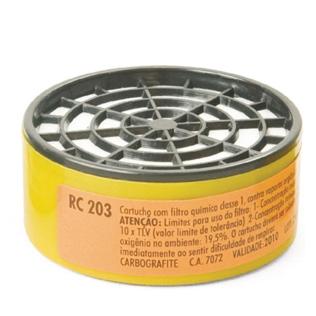 Filtro da Mascara Respiratoria CG 306 RC 203 CARBOGRAFITE-fa5ce572-12fd-46d6-a5ad-725e8eeb47f9