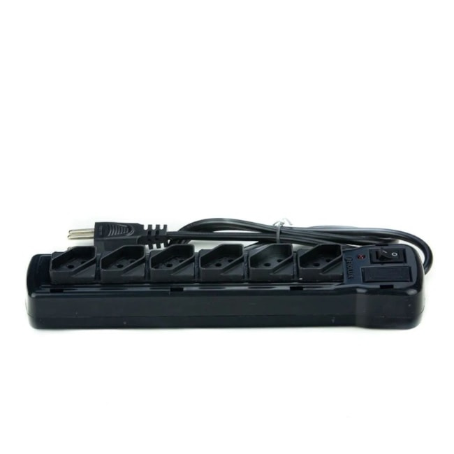 Filtro de Linha Régua 6 Tomadas ABS 2P+T 10A 1 Metro Preto 20301006111 FIOLUX-894be2e8-bef0-4023-925b-d8bfe55aba9d