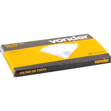 Filtro de Tinta para Pistola de Pintura com 10 Peças 6220000010 VONDER-90a5ce3b-6041-4c70-86ea-177a01206e23