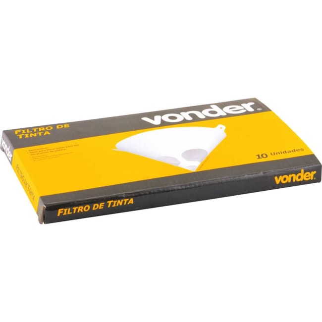 Filtro de Tinta para Pistola de Pintura com 10 Peças 6220000010 VONDER-e2042fa3-c2f1-41aa-9f89-adeccdb23e77