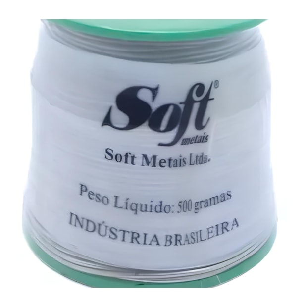 Fio de Estanho 1.00mm 40x60 Carretel 500 Gramas Verde SR40.Q10 SOFT-e3cf413a-e66d-4319-a9db-dc852b6b95bf