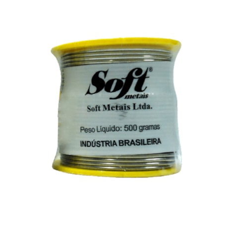 Fio de Estanho 1.00mm 50x50 Carretel 500 Gramas SR50.Q10 SOFT