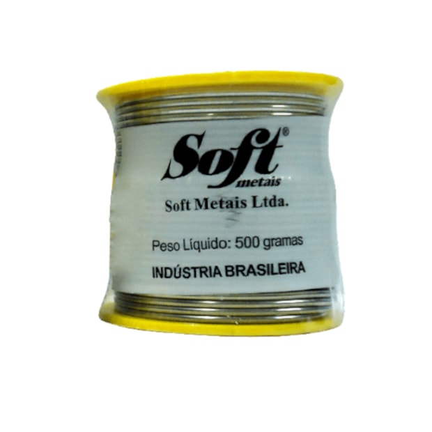 Fio de Estanho 1.00mm 50x50 Carretel 500 Gramas SR50.Q10 SOFT-755a3542-6d23-4776-9fea-175c353ac388