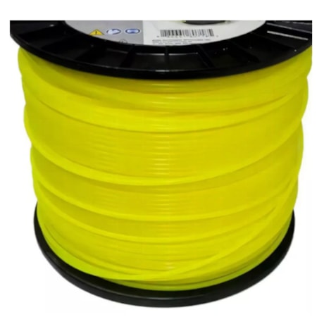 Fio de Nylon Amarelo 3.0mm x 312 Metros para Roçadeira 0000-930-3800 STIHL