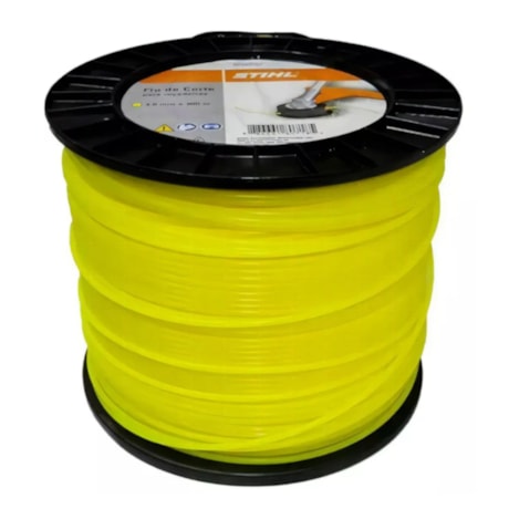 Fio de Nylon Amarelo 3.0mm x 312 Metros para Roçadeira 0000-930-3800 STIHL-8536258b-c1b2-4ee6-a0dd-0c592e6f0097