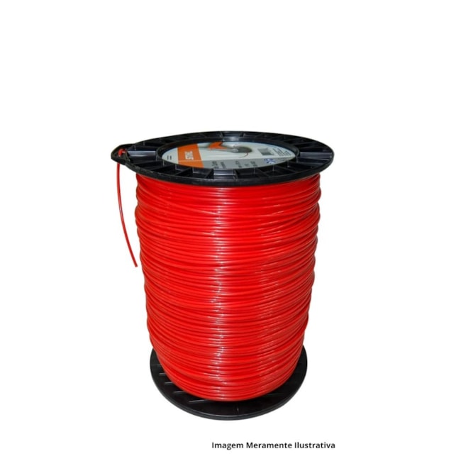 Fio de Nylon para Roçadeiras 2.7mm x 512metros Redondo Vermelho 0000-930-3623 STIHL-b25a9067-5f8a-4609-a654-7c3f7acec877