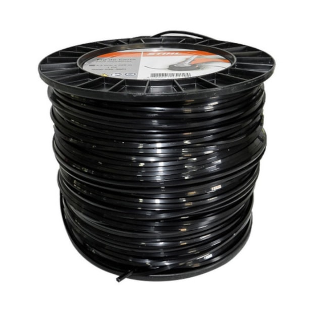 Fio de Nylon Quadrado 3.30mm por Metro Preto 0000-930-3801 STIHL-0a6b5421-3ed7-4141-a44f-b01bf6b90d64