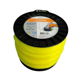 Fio de Nylon Quadrado 3mm Amarelo por Metro 0000-930-3800 STIHL 