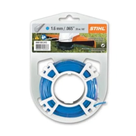 Fio de Nylon Redondo 1.6mm 19 Metros 0000-930-2415 STIHL