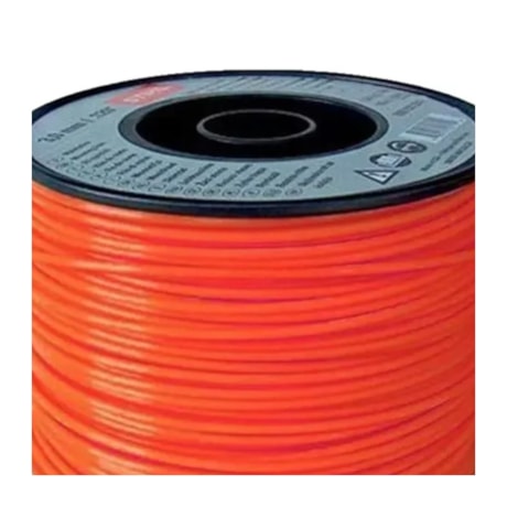 Fio de Nylon Redondo 2,4mm Laranja 0000-930-3619 STIHL - VENDIDO POR METRO