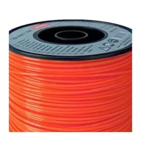 Fio de Nylon Redondo 2,4mm por Metro Laranja 0000-930-3619 STIHL 