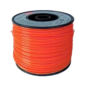 Fio de Nylon Redondo 2,4mm por Metro Laranja 0000-930-3619 STIHL 