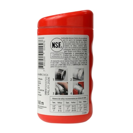 Fio Veda Rosca 160 Metros 55 LOCTITE-82dda36e-108d-4d38-9100-8c39bfcb1f29