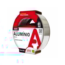 Fita Adesiva de Alumínio 25mm x 30m 233S ADERE