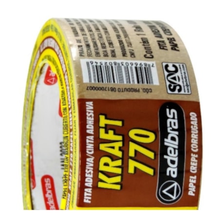 Fita Adesiva de Empacotamento 48mm x 50mm Marrom 770 ADELBRAS-f362bb56-e7bc-4f9c-92da-0092d380ec9d