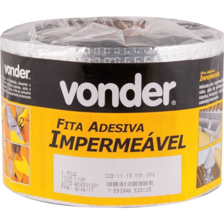 Fita Adesiva Impermeável 10cmX10m 1115101000 VONDER-a0636a8e-7000-46f5-914f-cf2ee3a1494e