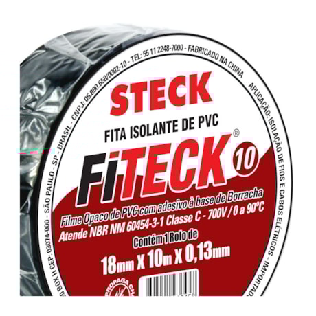 Fita Adesiva Isolante 18mm x 10m SFT1310 STECK-0d796085-fe34-4697-8ace-57693376d23e