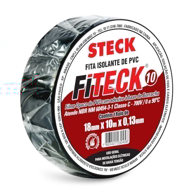 Fita Adesiva Isolante 18mm x 10m SFT1310 STECK-53e499b2-f24a-47b8-880f-ba5825bb02ab